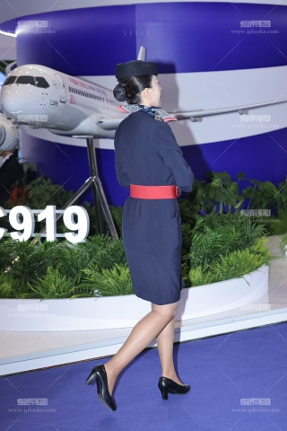 东航韵味熟女乘务长深咖丝