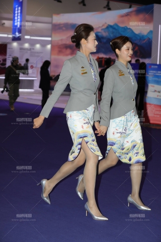 25CATA海航空姐灰丝细高跟绝配气质高级【套图✚视频】